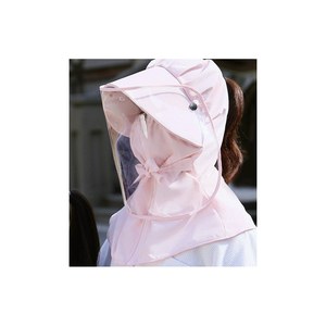 Full-Cover Cycling Sun Hat - Fabric and fit detail
