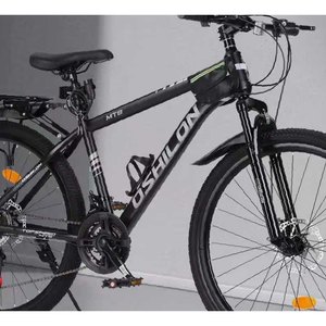 Matte Black Cargo Mountain Bike