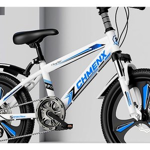 White Blue Youth Mountain Bike